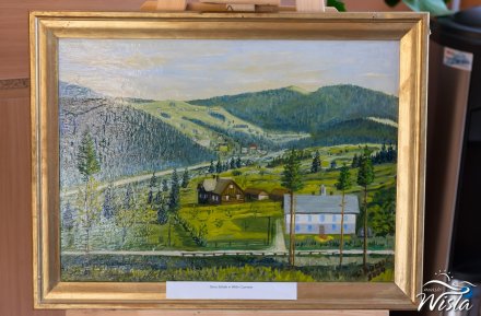 Stara szkoła uwieczniona pędzlem